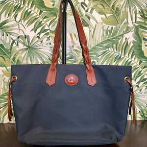 Vintage Dooney & Bourke Navy Tote